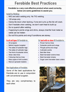 Ferobide Best Practices